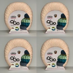 lot of 4 sticky rice caron colorama yarn